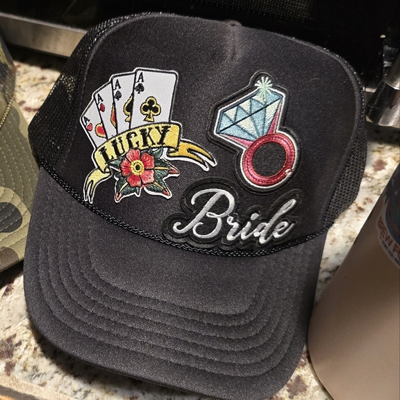 Accessories - Camouflage and Black Embroidered Caps